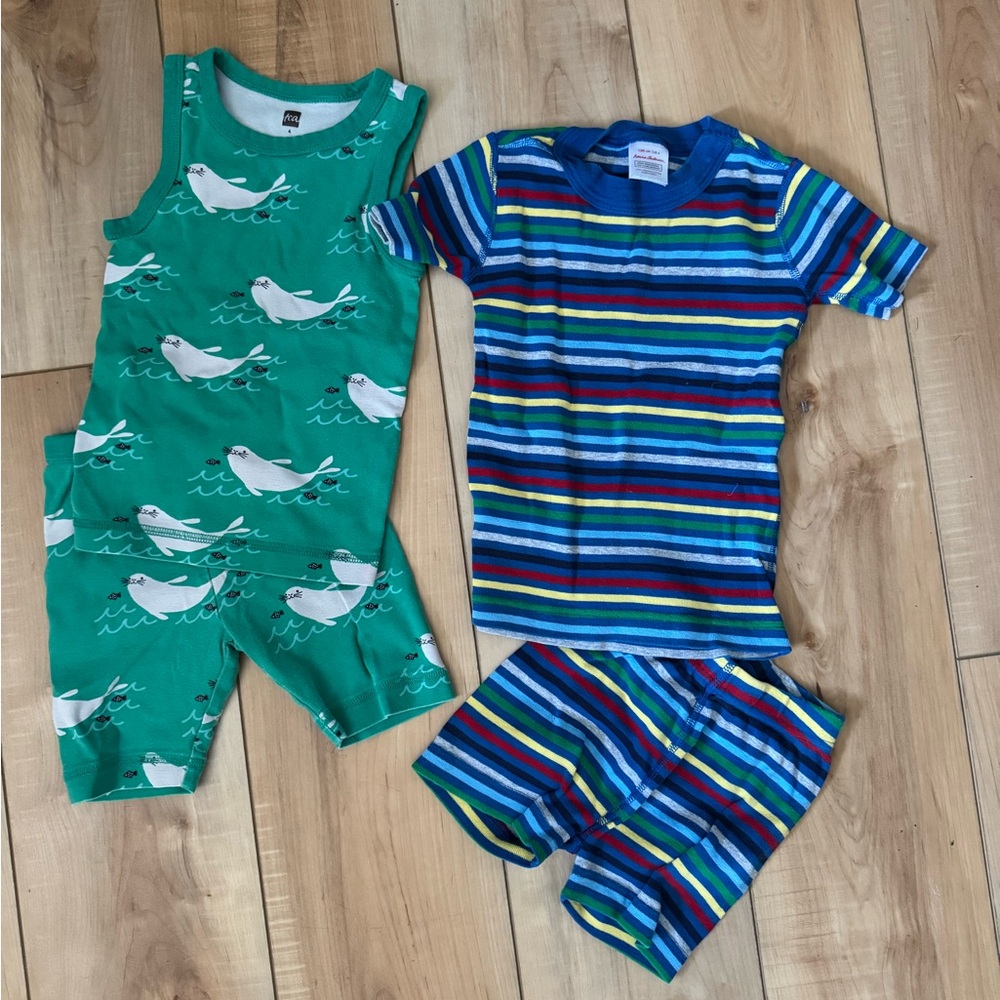 Tea Collection and Hanna Andersson 4T Pajamas